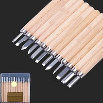 목공기계 부품3 4 6 10 12 개 조각 펜 세트 수제 아트 펜 목공 도구 인체 공학적 조각 칼 나무 조각 석고, 01 주황색_04 4PCS