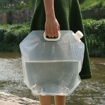 대용량 스파우트파우치 화이트 캡 5L 10L 쥬스팩 육수 주스 소분통