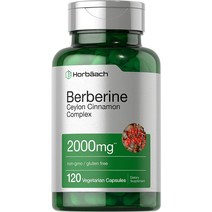 호르바치 베르베린 영양제 + 실론시나몬 2000 mg 면역지원 항산화지원 노화 방지 체중감량 120정