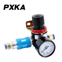 정유량밸브 유량 밴드 교환기 공기 압축기 감압 밸브 펌프 가스 압력 조절 AR2000 가능, gauge-bracket