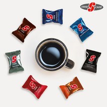 ESSSECAFFE 에쎄 카페 캡슐 커피머신 SISTEMA ESPRESSO S12, 인피니토 캡슐100개