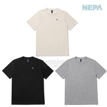 네파(NEPA) 네파 공용 C-TR MVS 베이직 로고 에센셜 반팔 티셔츠 - 7HD5375