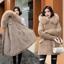 스타일아유 여성 짱편한 스트링 퍼 안감 후드 집업 점퍼 캐주얼