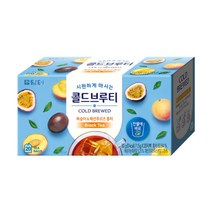 담터 콜드브루티 복숭아 패션후르츠 홍차 20T, 5개