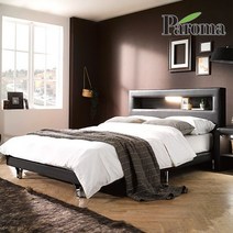 파로마 엘로이 투매트리스침대 프레임만Q/K, 아이보리