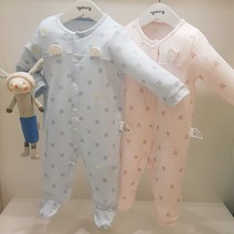 아가방 50% 봄봄 베이비페어! 땀많은 베이비들 얇은 소재 우주복 귀욥지 무형광 바디슈트! 신생아 롬퍼 우주복은 외출복으로 사랑이야 75사이즈만 발커버 80은 오픈형