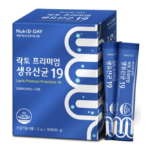 뉴트리디데이 락토 프리미엄 생유산균 19, 60g, 5개