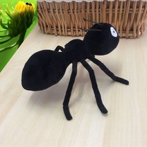 [모사찌] 쓸데없는 쓸모없는 선물 개미 피규어 소품 인테리어 장식, 블랙 개미