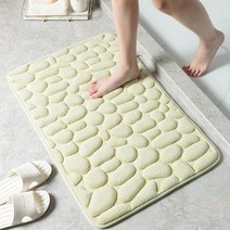 무타공마켓 빨아쓰는 푹신한 욕실발매트 호텔 주방 현관 논슬립, 버터