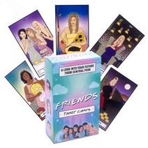 타로 카드 네온 문 데크포켓 사이즈 운명 점술 보드 게임 및 다양한 옵션 턱 박스 포함, Friends Tarot