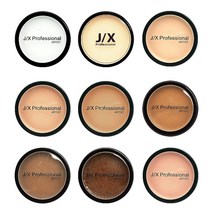 JX Professional 얼굴 페이스 메이크업 크림 파운데이션 9종 컬러, 1개, 1.화이트