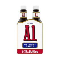 에이원 A.1 Steak Sauce 대용량 A.1. 오리지널 스테이크 소스 425g, 2팩