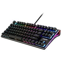 삼성전자 LED 기계식 유선키보드 청축, 블랙, SPA-NKG2CUBB, 텐키리스