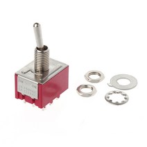 미니 6mm MTS-302 토글 스위치 9 핀 2 위치/on 5A/125VAC 2A/250VAC, 은