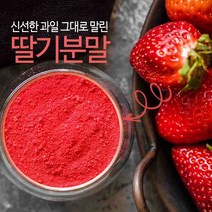 국내산 딸기 분말 100g 딸기 100% 딸기파우더 딸기가루 베이킹, 1개
