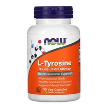나우푸드 L 엘 티로신 L-티로신 750mg 90정, 1+1+1