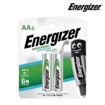 에너자이저 충전용 충전지 AA 2입, 1개