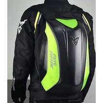 하드 쉘 오토바이 가방 탄소 섬유 오토바이 배낭 방수 승마 가방 사이드 가방 라이더 레저 모토 크로스 모토 바이크., 블랙 그린