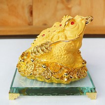 집들이야 왕족 두꺼비 장식품 풍수소품 삼족두꺼비 재물소품 개업선물 집들이선물 부모님선물, TOA13