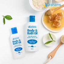 [그라함스내추럴] 바디 앤 배스오일, 1개, 220mL