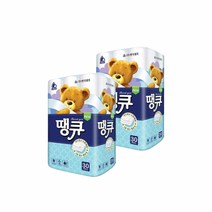 단골아저씨 [한국펄프] 뉴땡큐데코16M 3겹화장지 30롤+30롤 (천연펄프함유), 2개