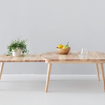 거실 테이블 좌식 원목 티테이블 좌탁 소파 확장형 600 1200 이케아 한샘, 브라운