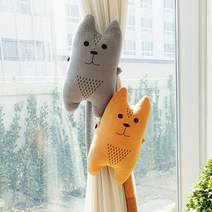 ☆로코스마트☆locosma_동물 커튼 타이백 커텐 장식 인형_고양이 베이지 커튼끈 인형커튼타이 아이방커튼 자녀방인테리어 커텐인테리어_좋아요또만나요good^^b, 좋아요이상품!!