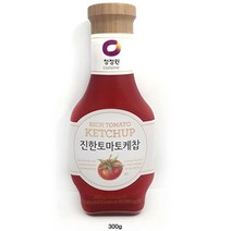 [ 조 은 마 켓 ] 습 관 처 럼 고 르 지 않 나 요? 싱 싱 한 토 마 토~! **청 정 원** 진 한 토 마 토 케 찹 토 마 토 원 료, 3개, 300g