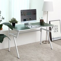 [리퍼/조립완료] 라베스토 컬러풀 컴퓨터책상 DESK R 1200, 올리브그린