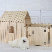 dpcult 강아지 원목 울타리 하우스
