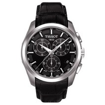 Tissot [리치워치] 티쏘시계 T035.617.16.051.00 꾸뜨리에 크로노 남성가죽