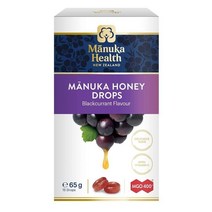 마누카헬스 마누카 꿀 드롭스 블랙커런트 Manuka Health Manuka Honey Drops Blackcurrant MGO 400 호주산 65g 15개
