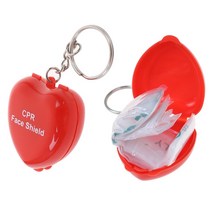 안전 생존 cpr 인공 호흡기 구조 응급 응급 처치 마스크 cpr 호흡 마스크 입 호흡 단방향 밸브 도구, 없음