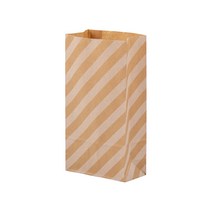 사선 크라프트 각대 종이봉투 소 (1 000장) - W120 x D60 x H220mm, 260L0314A 사선KP각대봉투 1000장