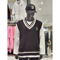 (라이프워크) MAN) CABLE 핀 배색 V-NECK KNIT VEST LW232KT461(2701435) 백화점