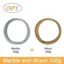 목재 필라멘트 1.75 Pla 1.75Mm 1Kg 100g 10m 3D 프린터 프린팅 와이어 1 -F- 75 플라스틱 스레드 코일용 금색 Mm, 03 Wood and Marble 100g