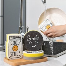 스마일수세미 4개 세트, B타입