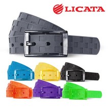 리카타 LIGHT SL 실리콘 골프벨트남여공용리카타 실리콘벨트, C TYPE 7번 하늘