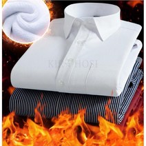 kirahosi 남성 긴소매 셔츠 겨울 기모 청년 캐주얼 212호 APakcj8o