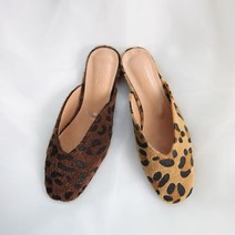 밋시 플랫 레오파드 블로퍼