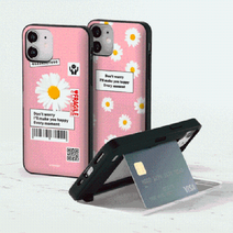기타 아이폰14 데이지라벨 핑크 카드 범퍼케이스, 데이지라벨 핑크_003