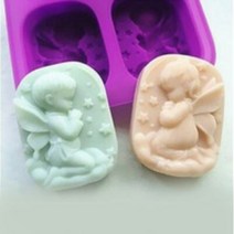 기도하는 천사 4구 실리콘몰드