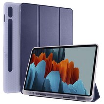 갤럭시탭s7 케이스 북커버 파우치 젤리 키보드 커버 EF-DT970UBKGKR 11 용, S7 플러스 12.4인치, 진한 파란색