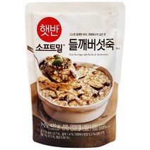 햇반소프트밀 들깨버섯죽 420g, 2개