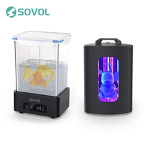 3D프린터 Sovol SL1 경화기 및 SL2 세탁기 LCD SLA DLP 모델 용 세척 및 경화 스테이션 UV 수지 경화 3D프린트, CN, 유럽 ​​연합