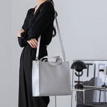 4ALL 4컬러 스퀘어 토트백겸 크로스 쇼퍼백 TFA890