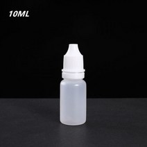 10개 100ML 빈 dropper 병 식품 학HDPE 플라스틱 짜기 오일 페인트 액체 접착제 컨테이너에 대 한 모자, 10 piece, 10ML