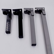 가구수리부품 테이블다리 1pc 140mm-400mm 접이식 투명 테이블 다리 머리핀 금속 다리 노트북 커피 소파 지원 diy 의자 가구 하드웨어, 없음