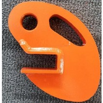 제주 0.5 톤2 THC 파이프 후크 스틸 튜브 화물 크레인 리프팅 슬링 강관 클램프, 02 0.5T  016MM  2pcs