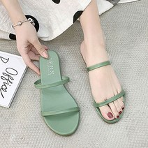 여름예쁜슬리퍼 20대데일리슈즈 썸머스트랩슬리퍼 휴가여성샌들코디 여성 썸머 스트랩 샌들 여름 나들이 모임 코디 신발 (제스트)_741EA